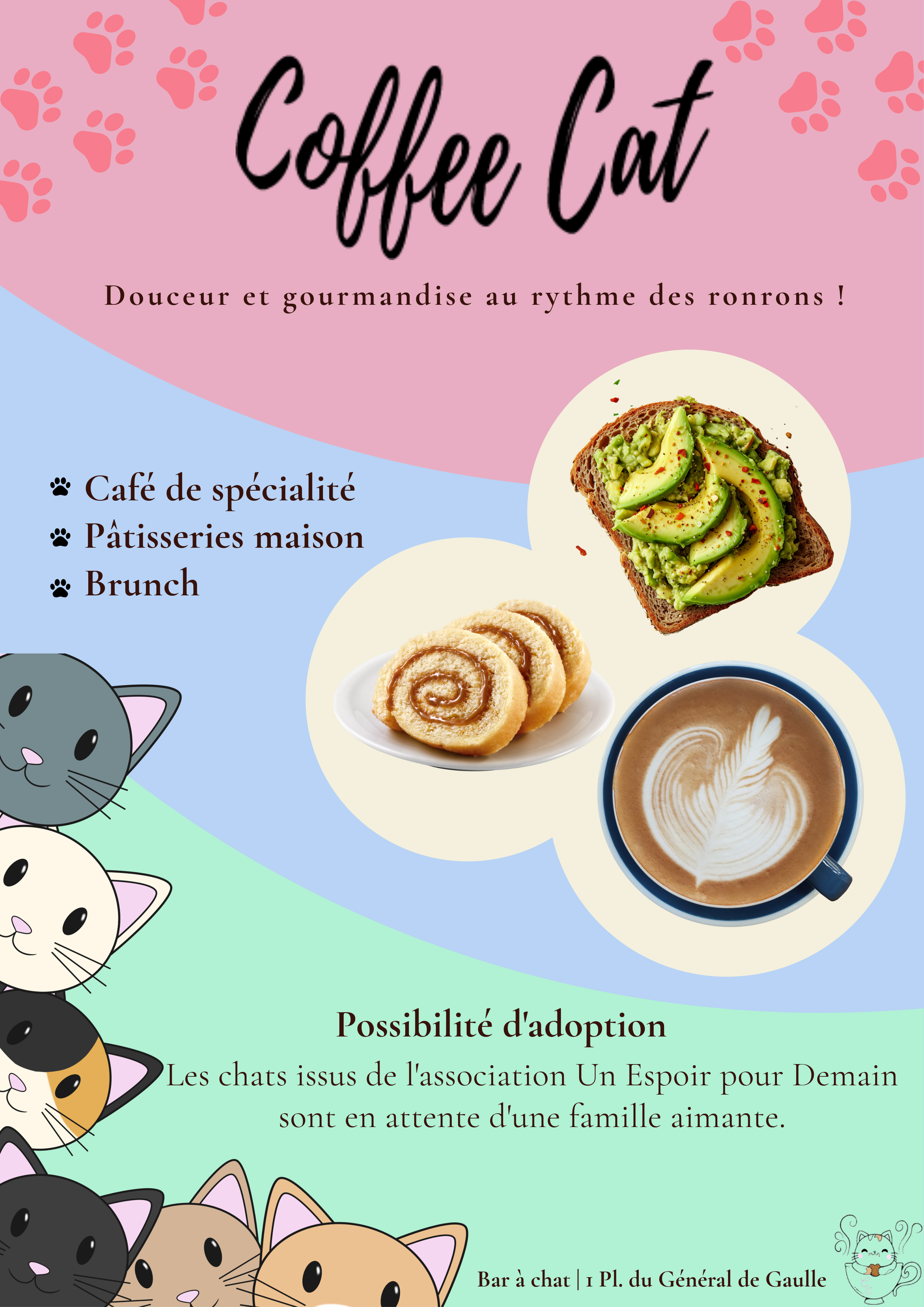 Affiche (Coffee Cat)